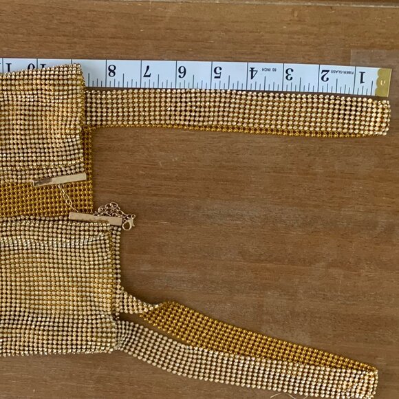 Rhinestone Gold Backless Square Crop Top - Picture 5 of 9